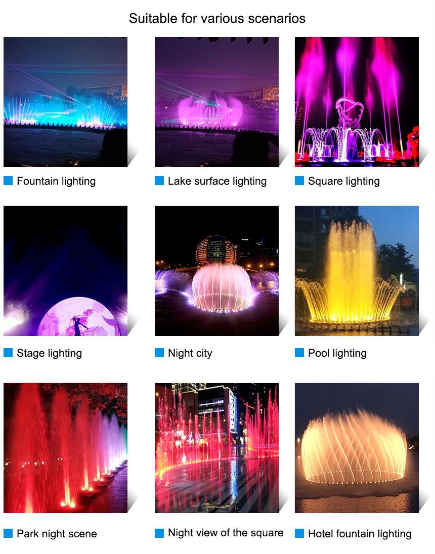 250GS water fountains with lights 250GS water fountains with lights