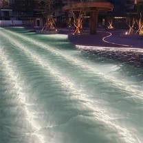 噴水用の水中LEDストリップ照明